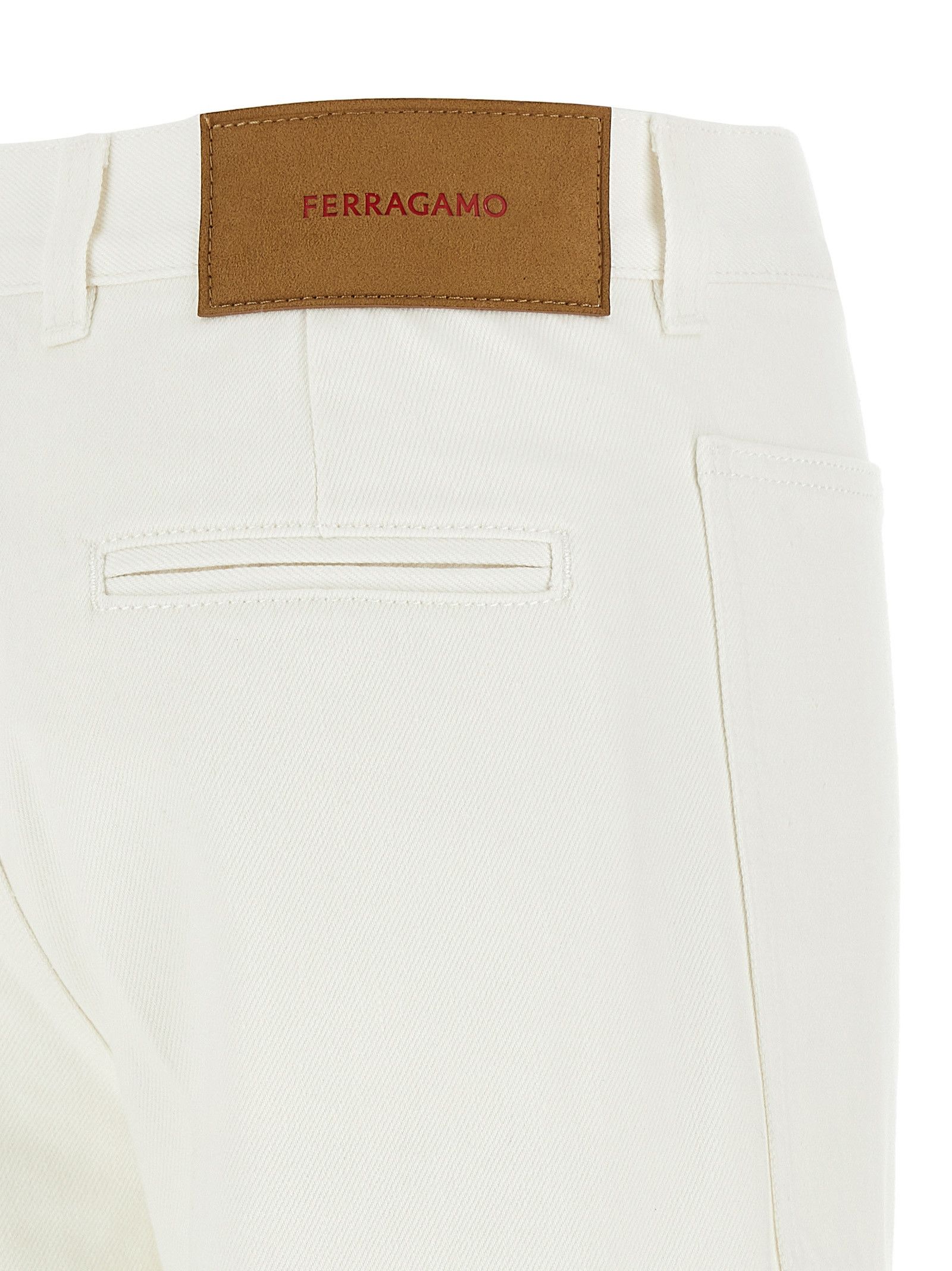 Salvatore Ferragamo Straight Jeans Size 28" / US 6 / IT 42 - 4 Thumbnail