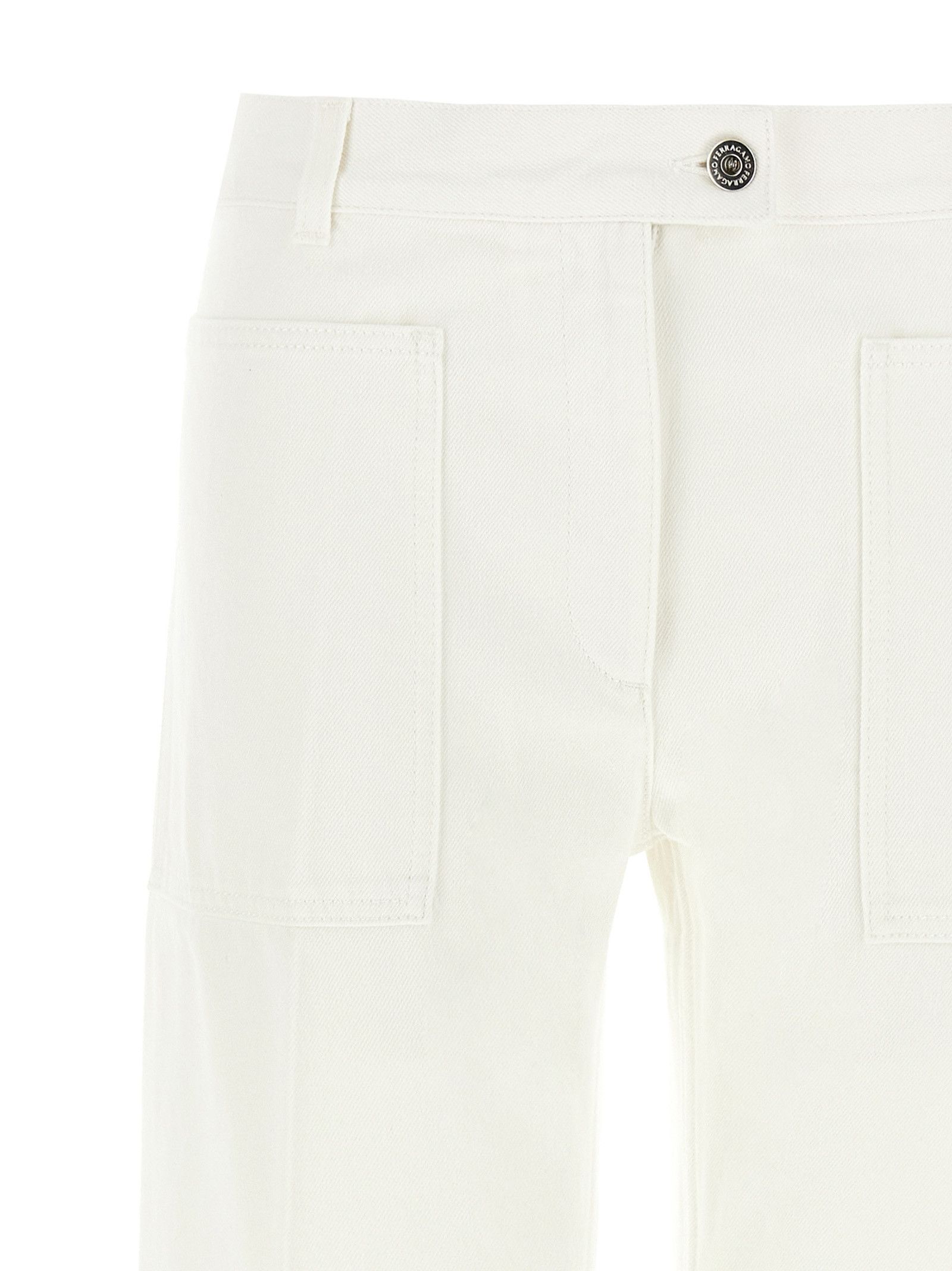 Salvatore Ferragamo Straight Jeans Size 28" / US 6 / IT 42 - 3 Thumbnail