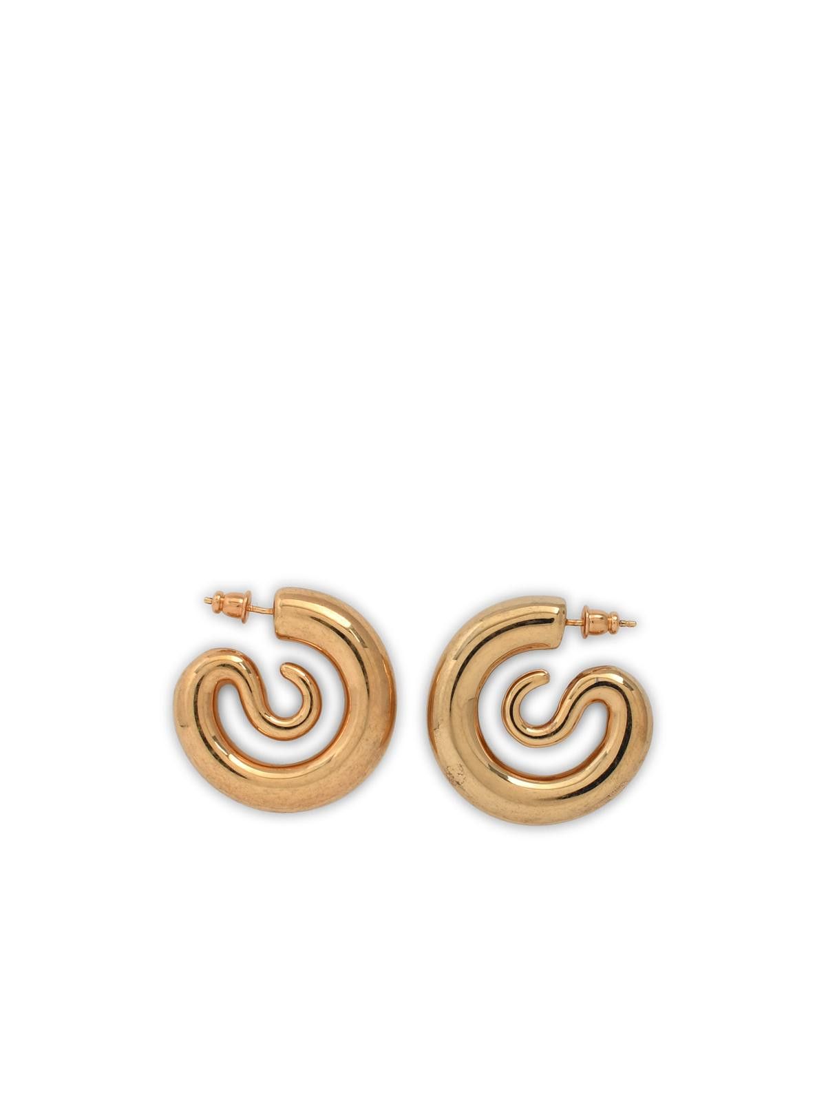PANCONESI PANCONESI Gold 'Serpent Hoops Small' Earrings Size ONE SIZE - 3 Thumbnail