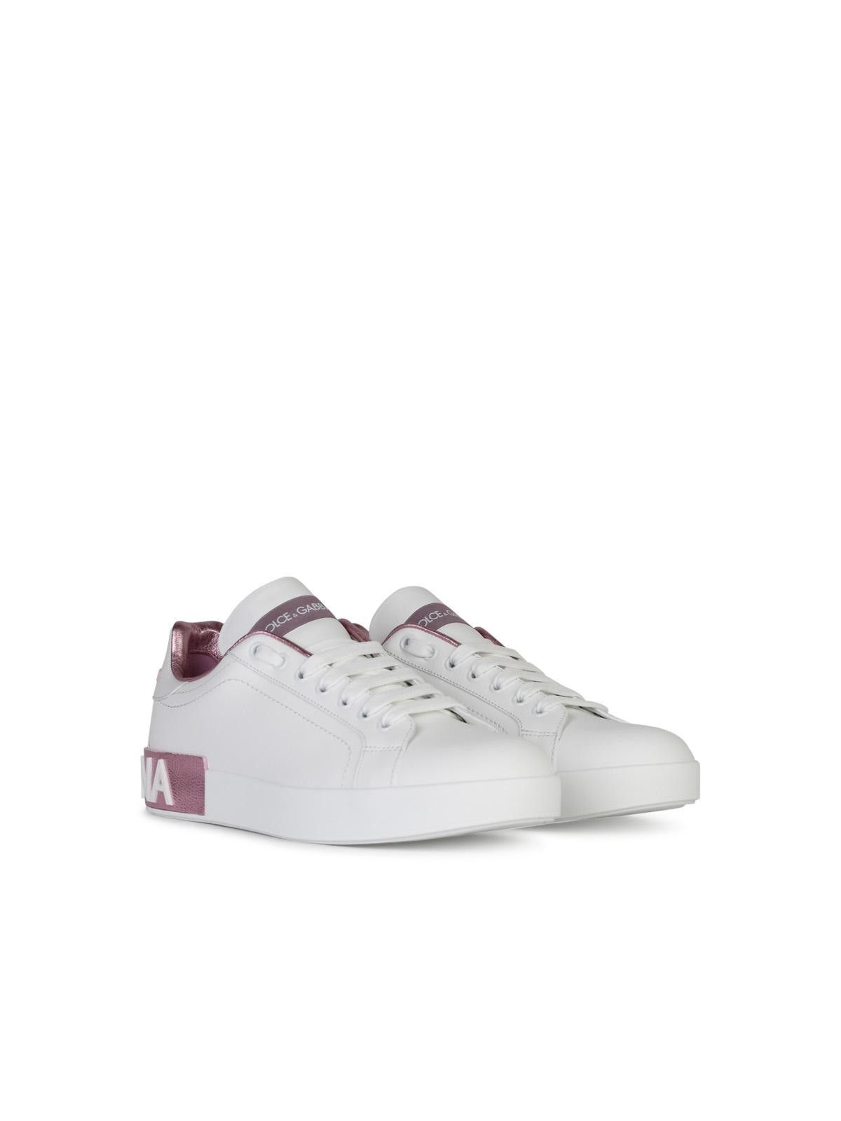 Dolce & Gabbana DOLCE & GABBANA Portofino Leather Sneakers Size US 8.5 / IT 38.5 - 2 Thumbnail
