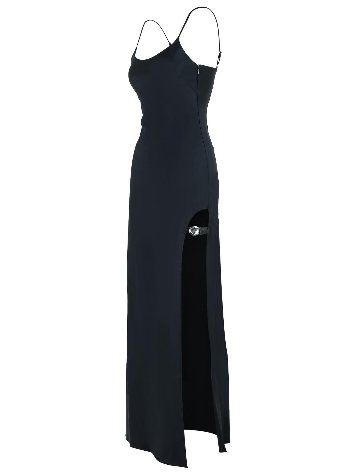 Coperni COPERNI Black Cotton Blend Dress Size S / US 4 / IT 40 - 2 Thumbnail