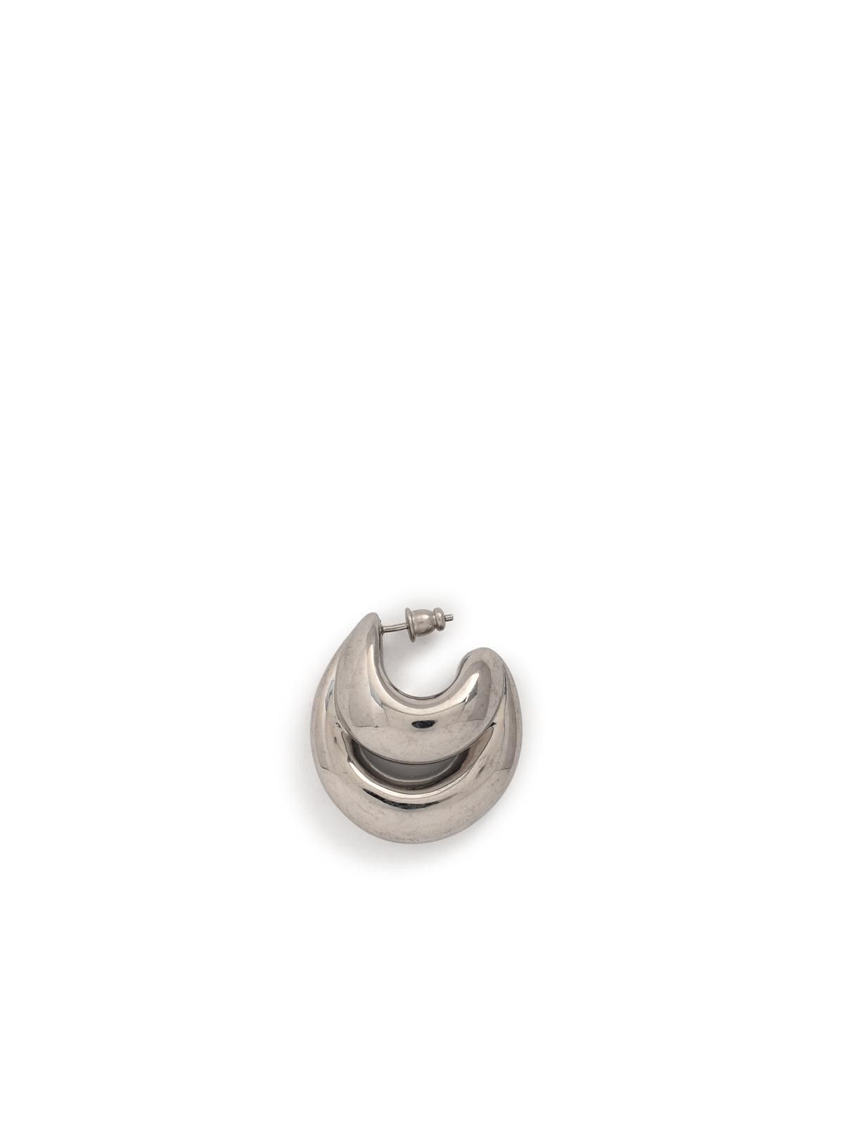 PANCONESI PANCONESI Silver 'Double Blow Up' Earrings Size ONE SIZE - 2 Thumbnail