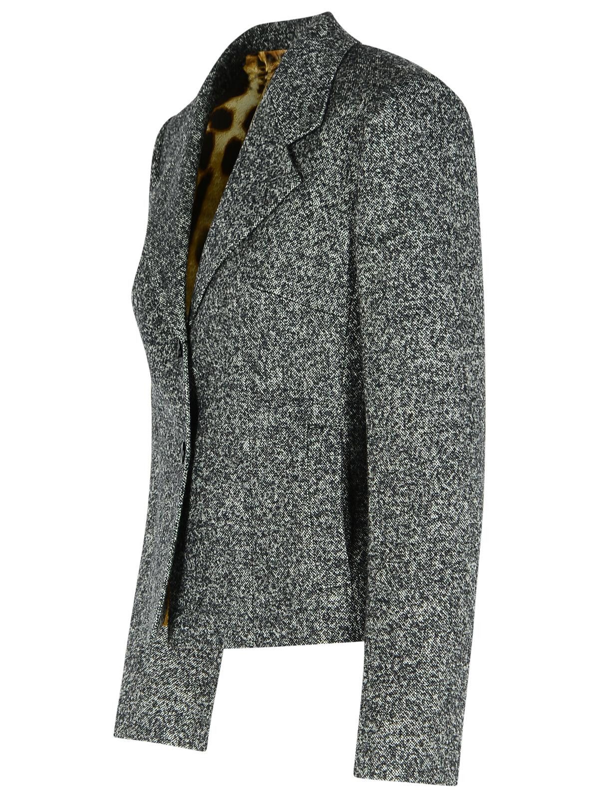 Dolce & Gabbana DOLCE & GABBANA Two-Tone Virgin Wool Blend Jacket Size M / US 6-8 / IT 42-44 - 2 Thumbnail