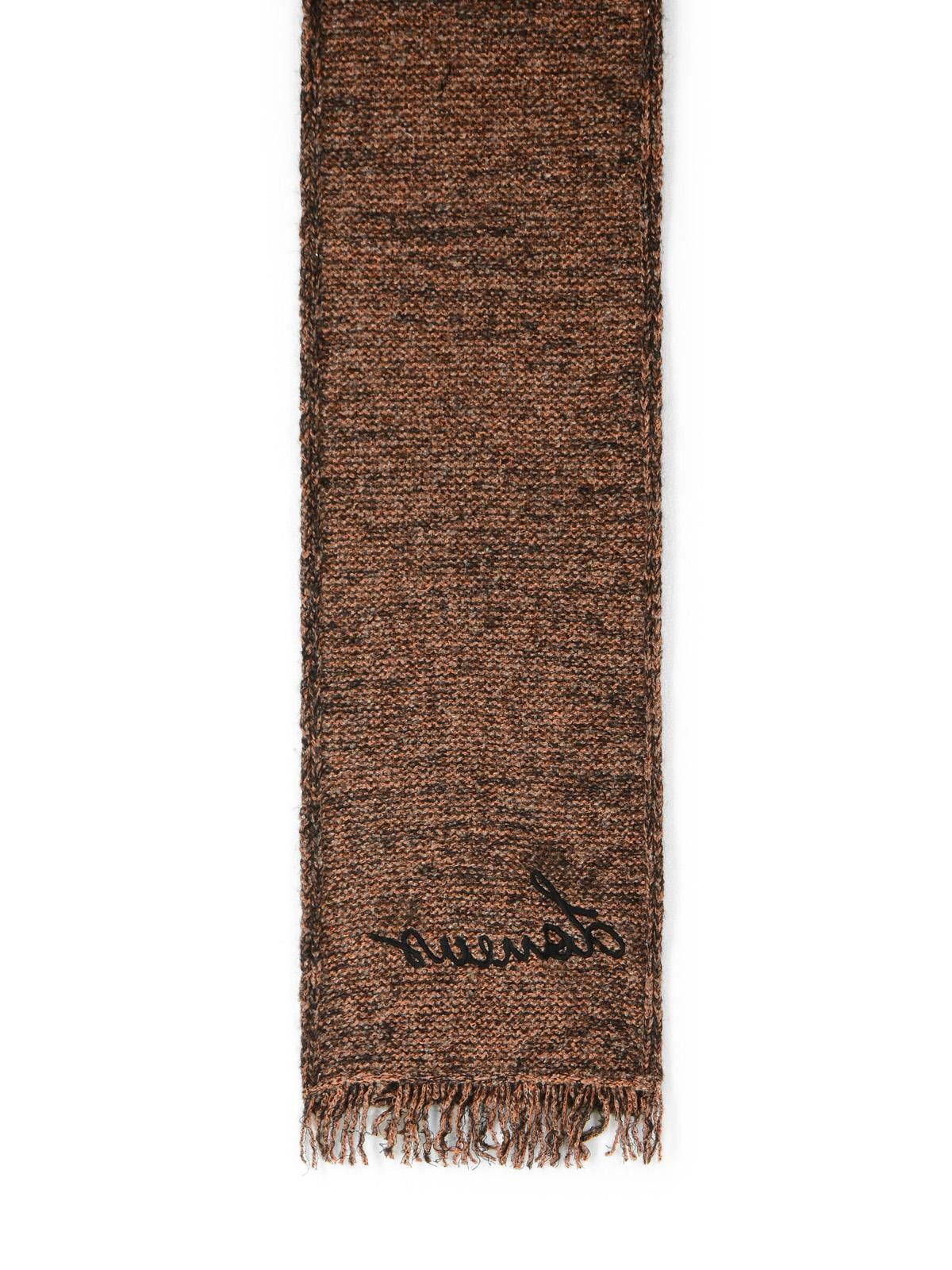 Laneus LANEUS Multicolor Alpaca Blend Scarf Size ONE SIZE - 2 Thumbnail