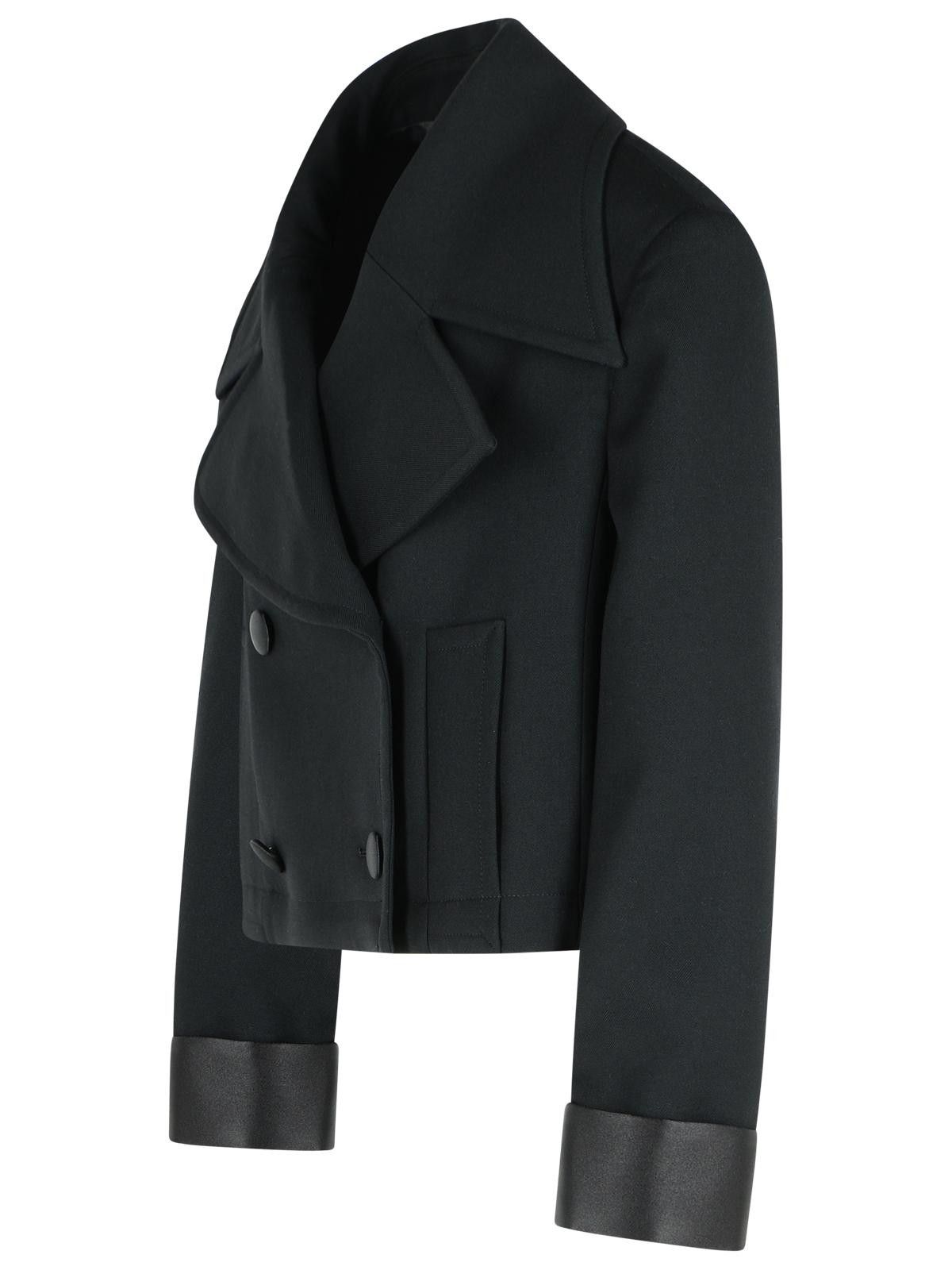 Dolce & Gabbana DOLCE & GABBANA Black Virgin Wool Blend Jacket Size M / US 6-8 / IT 42-44 - 2 Thumbnail