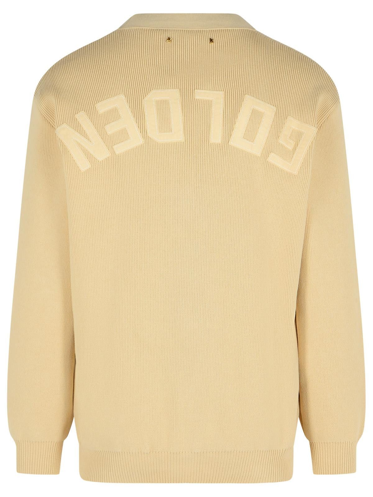Golden Goose GOLDEN GOOSE Cardigan In Beige Cotton Blend Size US M / EU 48-50 / 2 - 3 Thumbnail