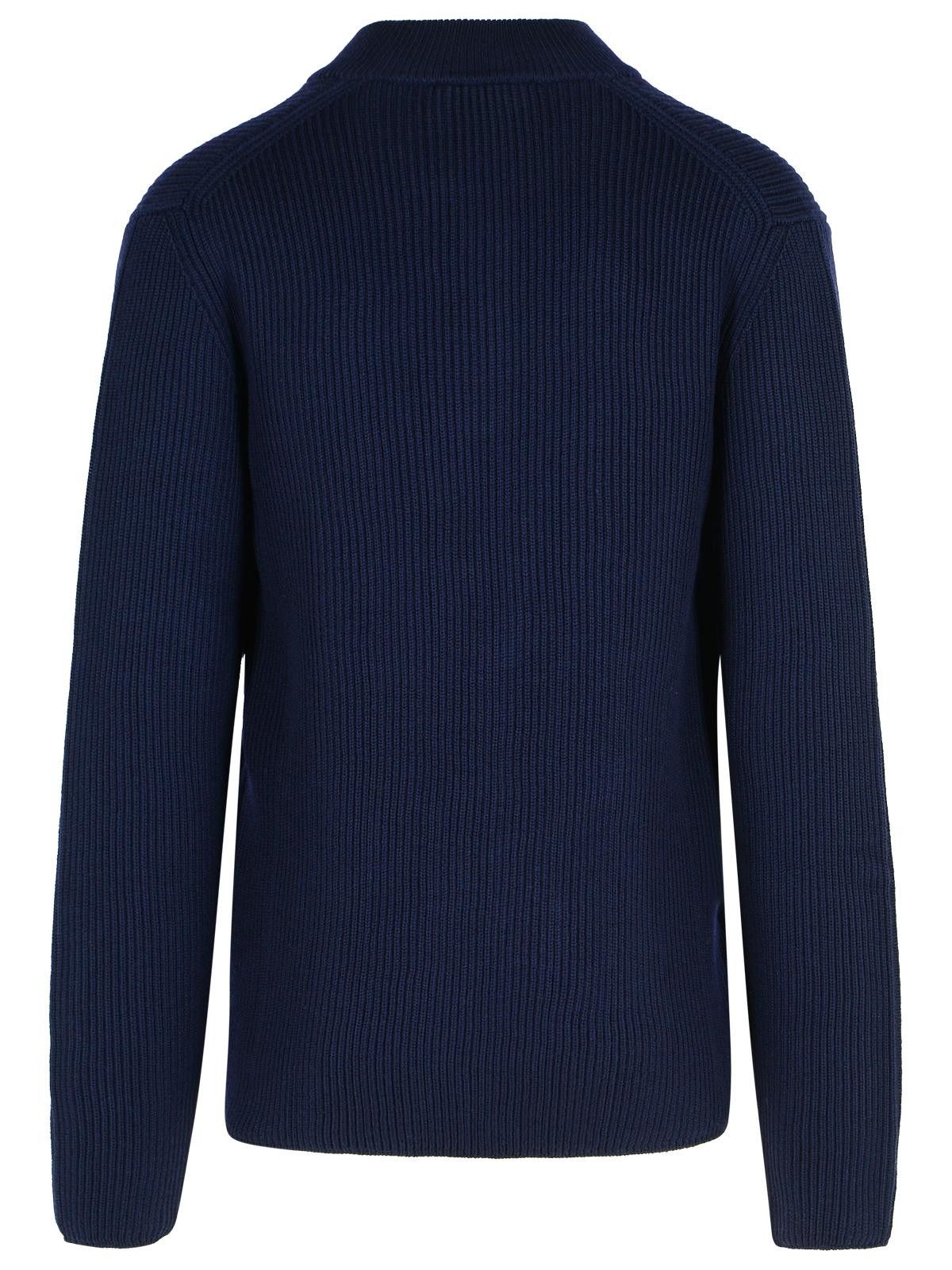 Dolce & Gabbana DOLCE & GABBANA Navy Virgin Wool Sweater Size US M / EU 48-50 / 2 - 3 Thumbnail