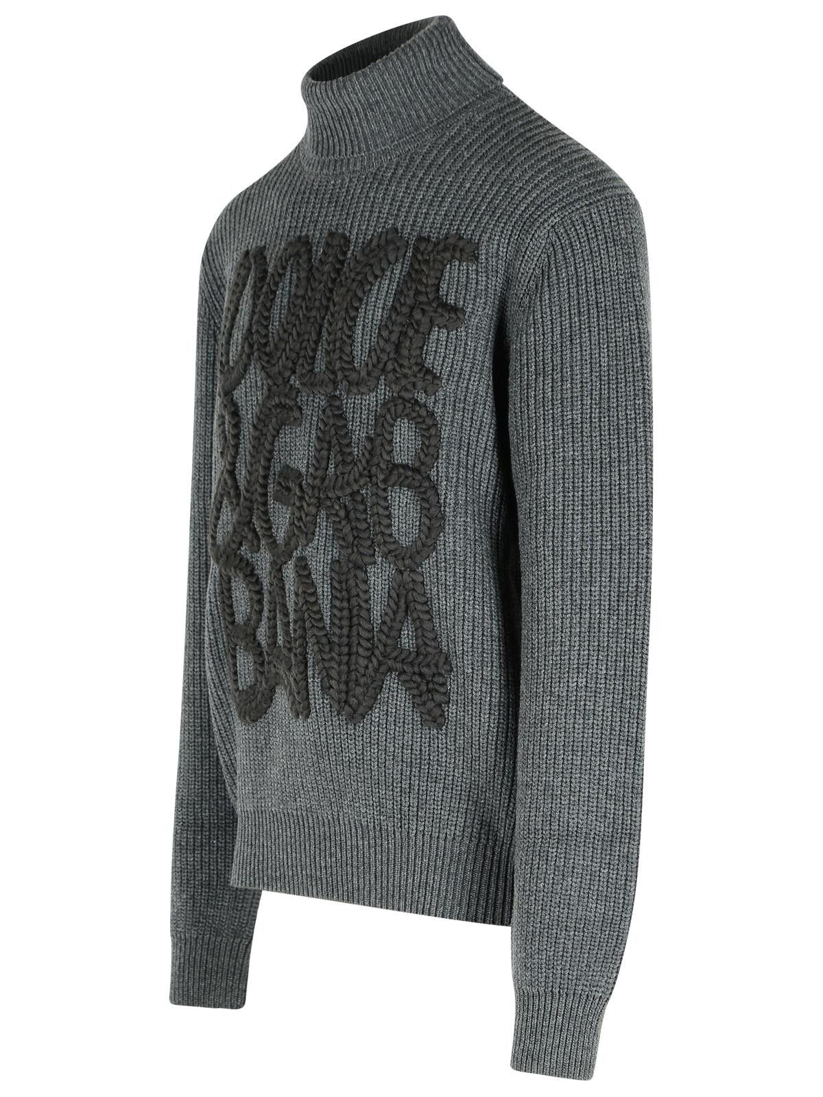 Dolce & Gabbana DOLCE & GABBANA I Grey Virgin Wool Sweater Size US XL / EU 56 / 4 - 2 Thumbnail