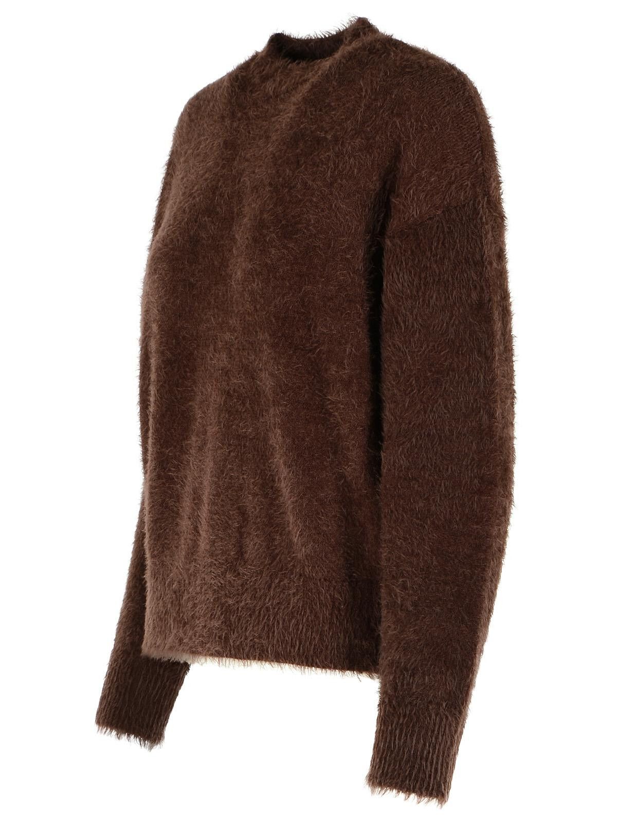 Moschino MOSCHINO JEANS Brown Polyamide Sweater Size M / US 6-8 / IT 42-44 - 2 Thumbnail