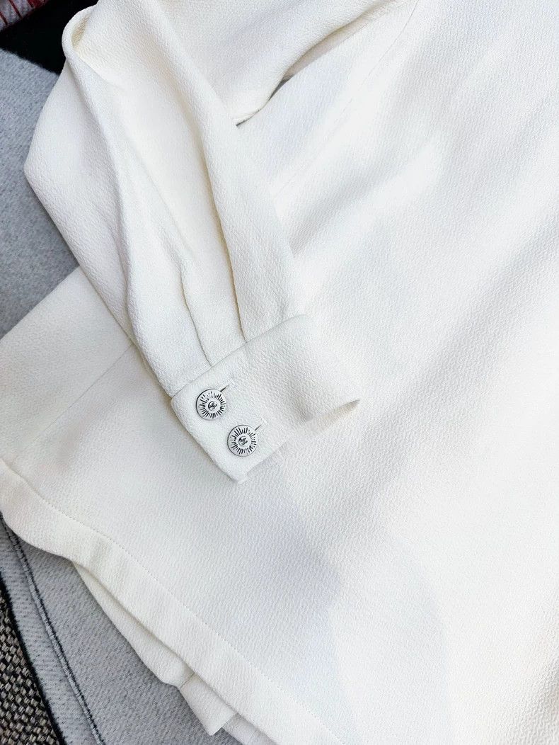 Chanel Chanel 22C Silk Long Sleeve Blouse Size M / US 6-8 / IT 42-44 - 3 Thumbnail