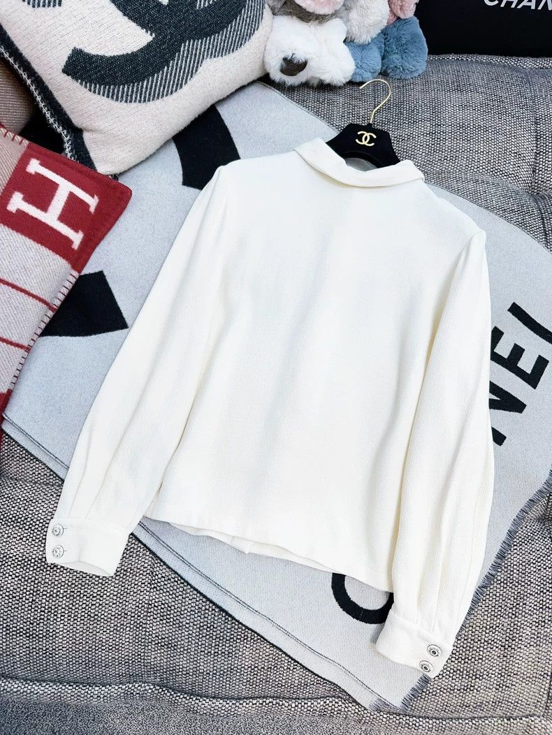 Chanel Chanel 22C Silk Long Sleeve Blouse Size M / US 6-8 / IT 42-44 - 8 Thumbnail