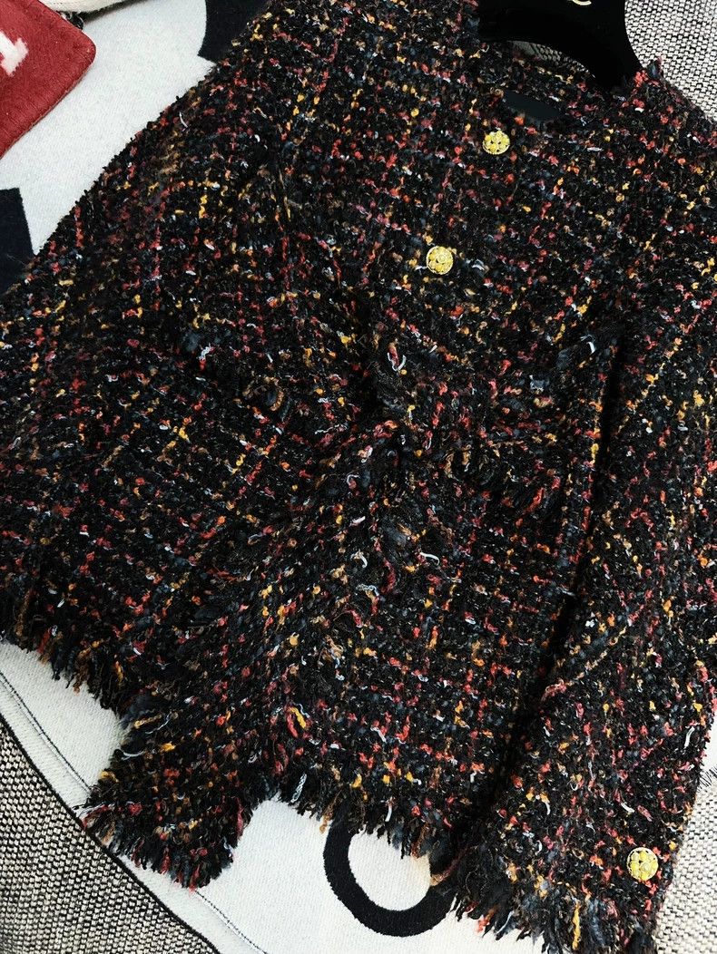 Chanel Chanel 10A Tweed Fringe Jacket Size M / US 6-8 / IT 42-44 - 3 Thumbnail