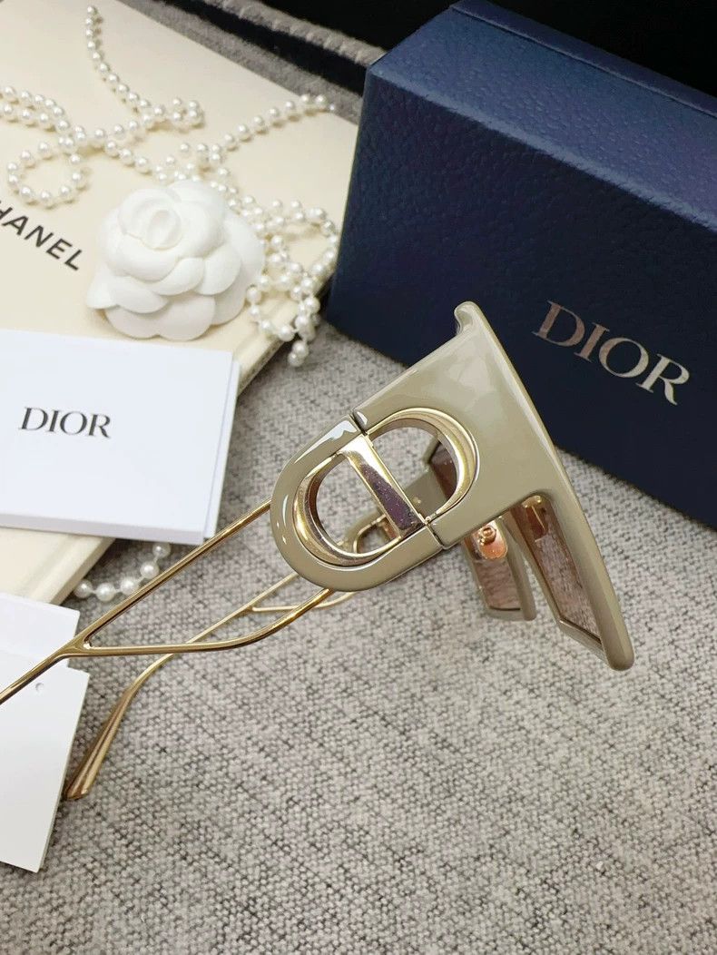 Dior Dior Montaigne Sunglasses Brown Frame Size ONE SIZE - 8 Thumbnail
