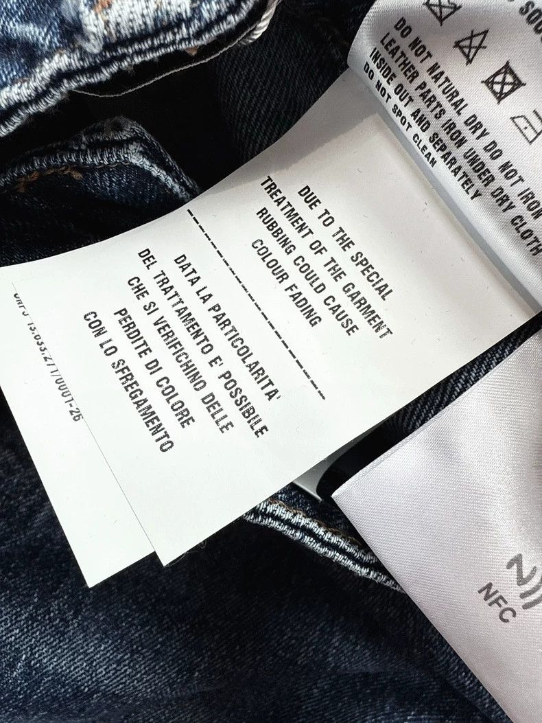 Miu Miu Miu Miu Blue Straight Denim Jeans with Belt Size 26" / US 2 / IT 38 - 8 Thumbnail
