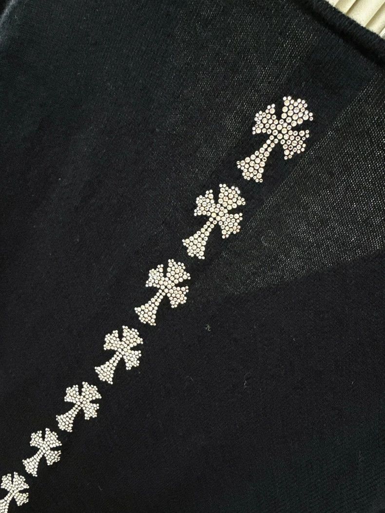 Chrome Hearts Chrome Hearts Black Rhinestone Cross Cardigan Size XS / US 0-2 / IT 36-38 - 6 Thumbnail