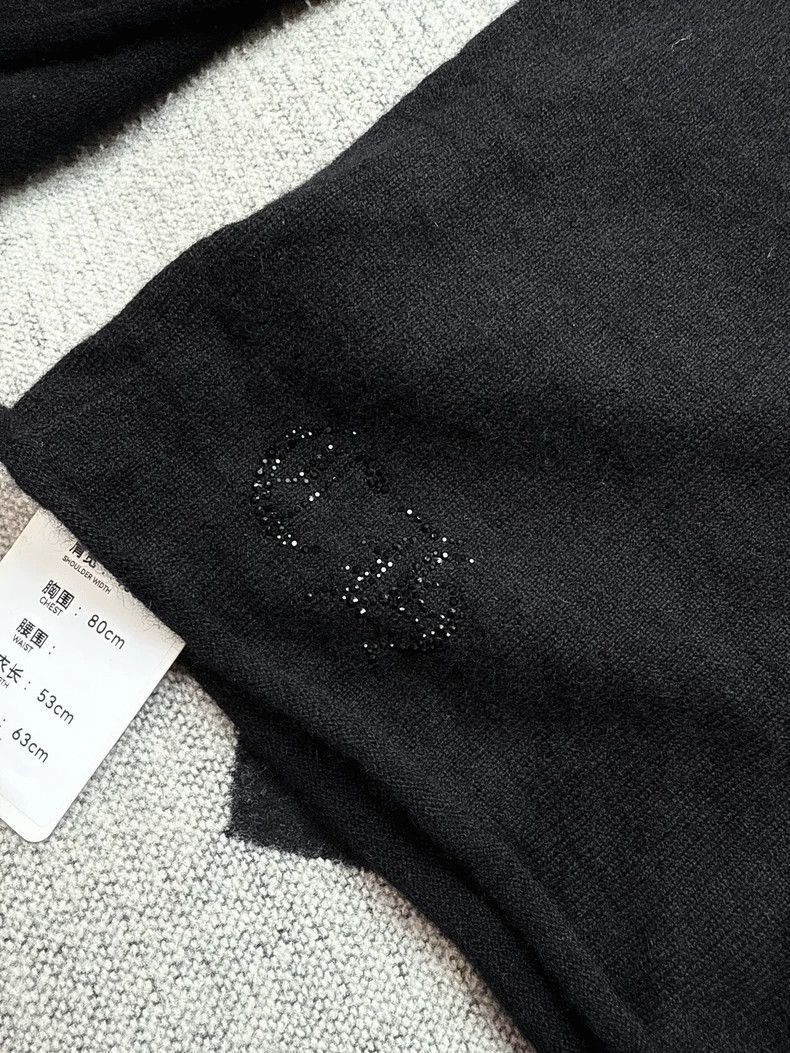 Chrome Hearts Chrome Hearts Black Rhinestone Cross Cardigan Size XS / US 0-2 / IT 36-38 - 4 Thumbnail