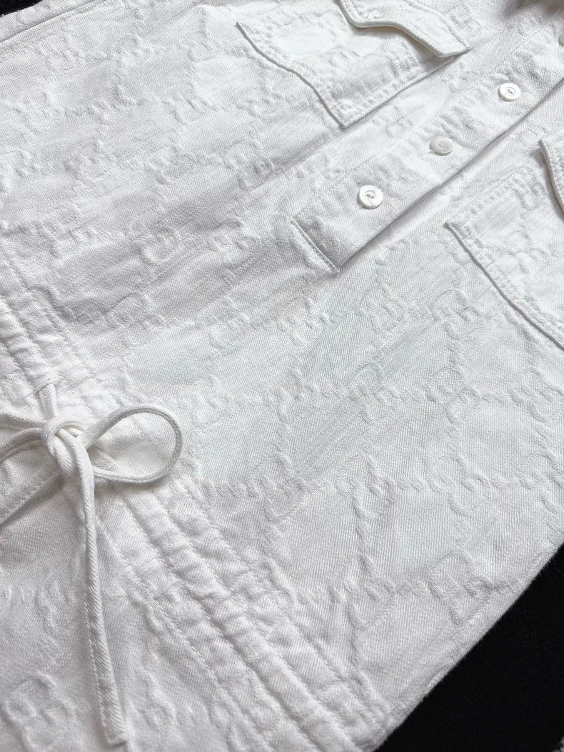 Gucci Gucci GG Logo White Denim Dress Size M / US 6-8 / IT 42-44 - 4 Thumbnail