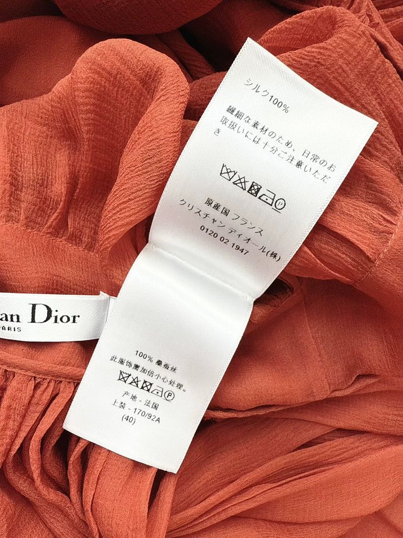 Dior Dior Red Tulle Evening Dress Size M / US 6-8 / IT 42-44 - 8 Thumbnail