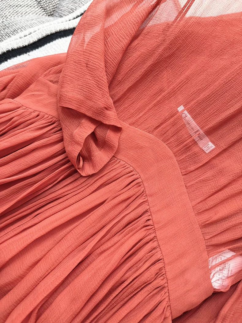 Dior Dior Red Tulle Evening Dress Size M / US 6-8 / IT 42-44 - 5 Thumbnail