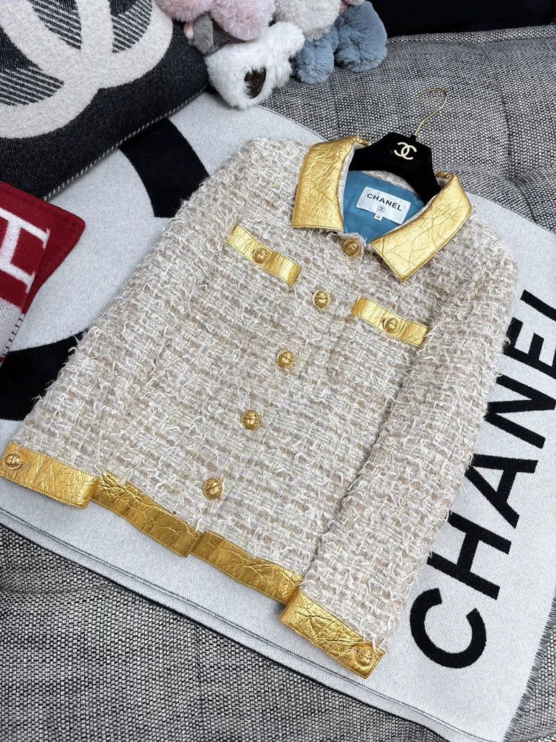 Chanel Chanel 19A Egyptian Gold Pineapple Jacket Size L / US 10 / IT 46 - 6 Thumbnail