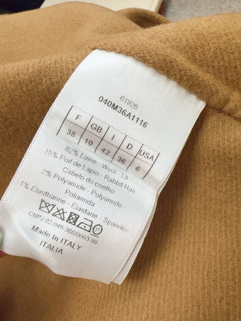 Dior Dior Camel Wool Mid-Length Coat Size M / US 6-8 / IT 42-44 - 5 Thumbnail