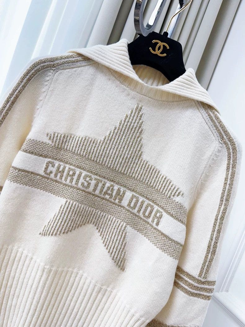Dior Dior Lucky Star Wool Cashmere Sweater Size M / US 6-8 / IT 42-44 - 3 Thumbnail