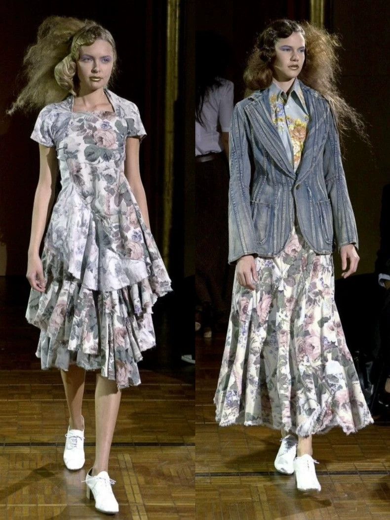 Junya Watanabe Junya Watanabe 2001 Floral Skirt Size 26" / US 2 / IT 38 - 8 Thumbnail