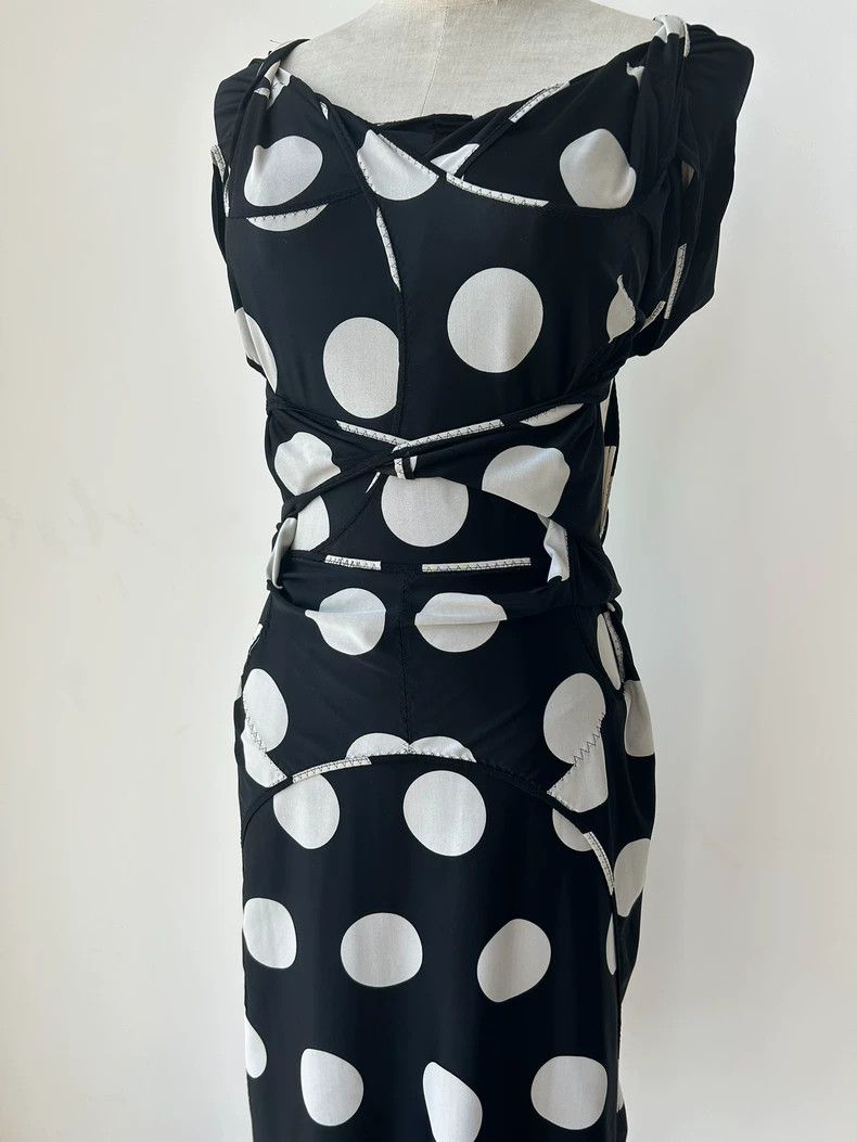 Junya Watanabe Junya Watanabe Polka Dot Short Sleeve Dress Size S / US 4 / IT 40 - 2 Thumbnail