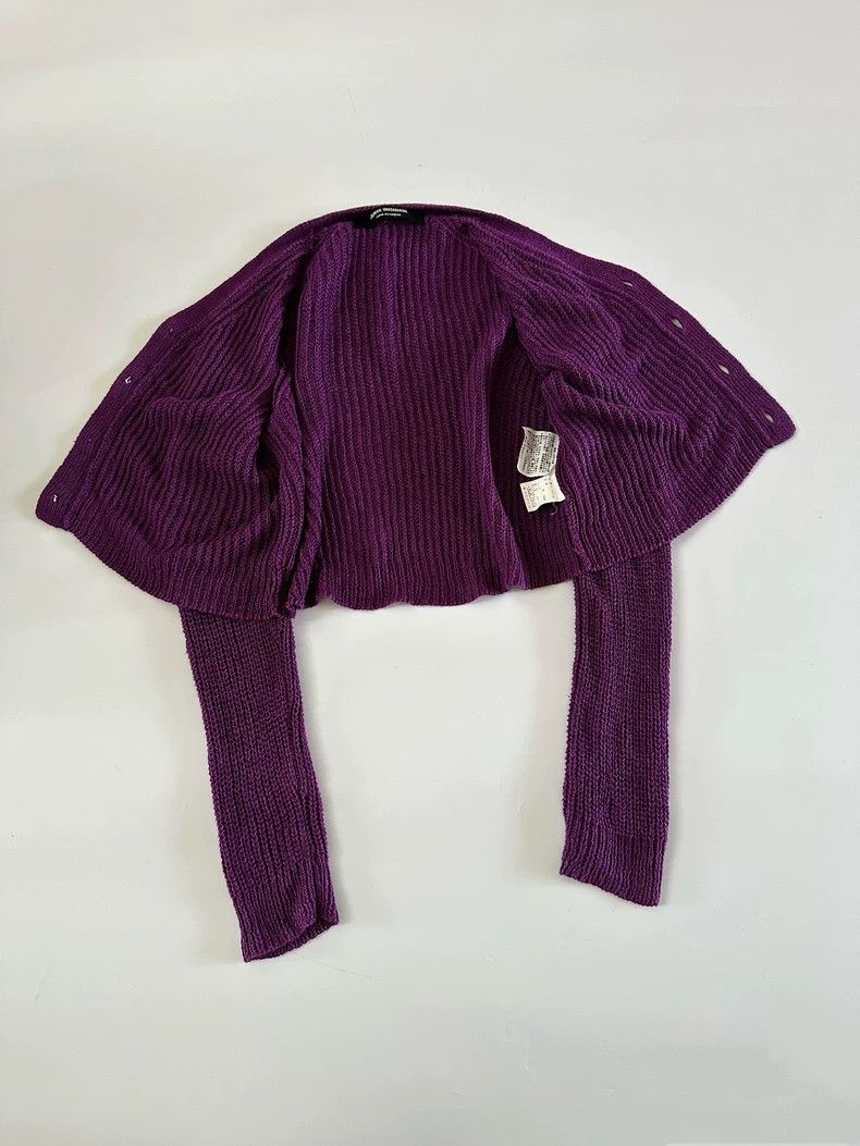 Junya Watanabe Junya Watanabe 1996 Purple Knit Cardigan Size M / US 6-8 / IT 42-44 - 5 Thumbnail