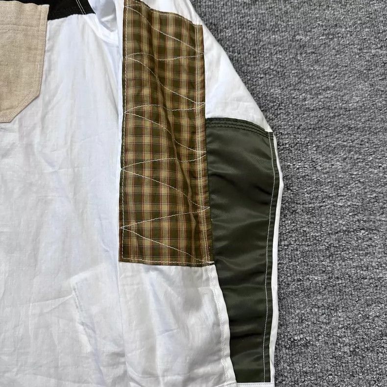 Junya Watanabe Junya Watanabe Man Colorblock Patchwork Shirt Size S / US 4 / IT 40 - 3 Thumbnail