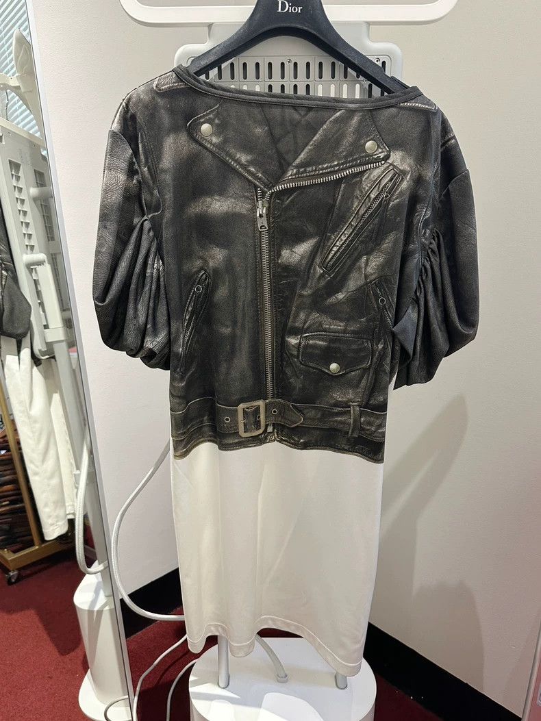 Junya Watanabe Junya Watanabe Black Faux Two-Piece Leather Jacket Size M / US 6-8 / IT 42-44 - 2 Thumbnail