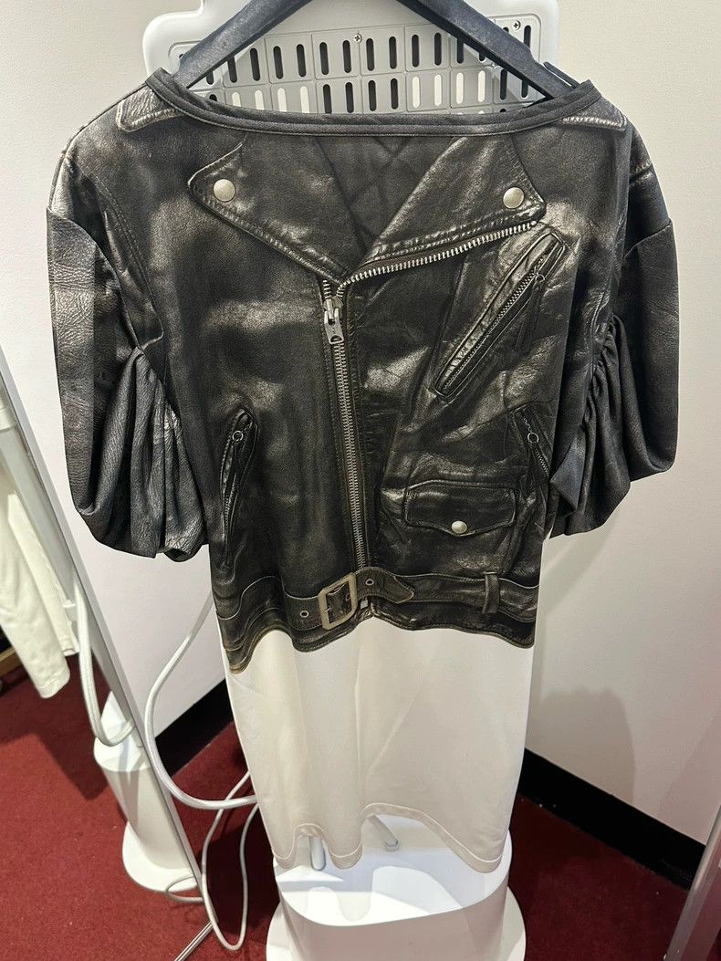 Junya Watanabe Junya Watanabe Black Faux Two-Piece Leather Jacket Size M / US 6-8 / IT 42-44 - 3 Thumbnail