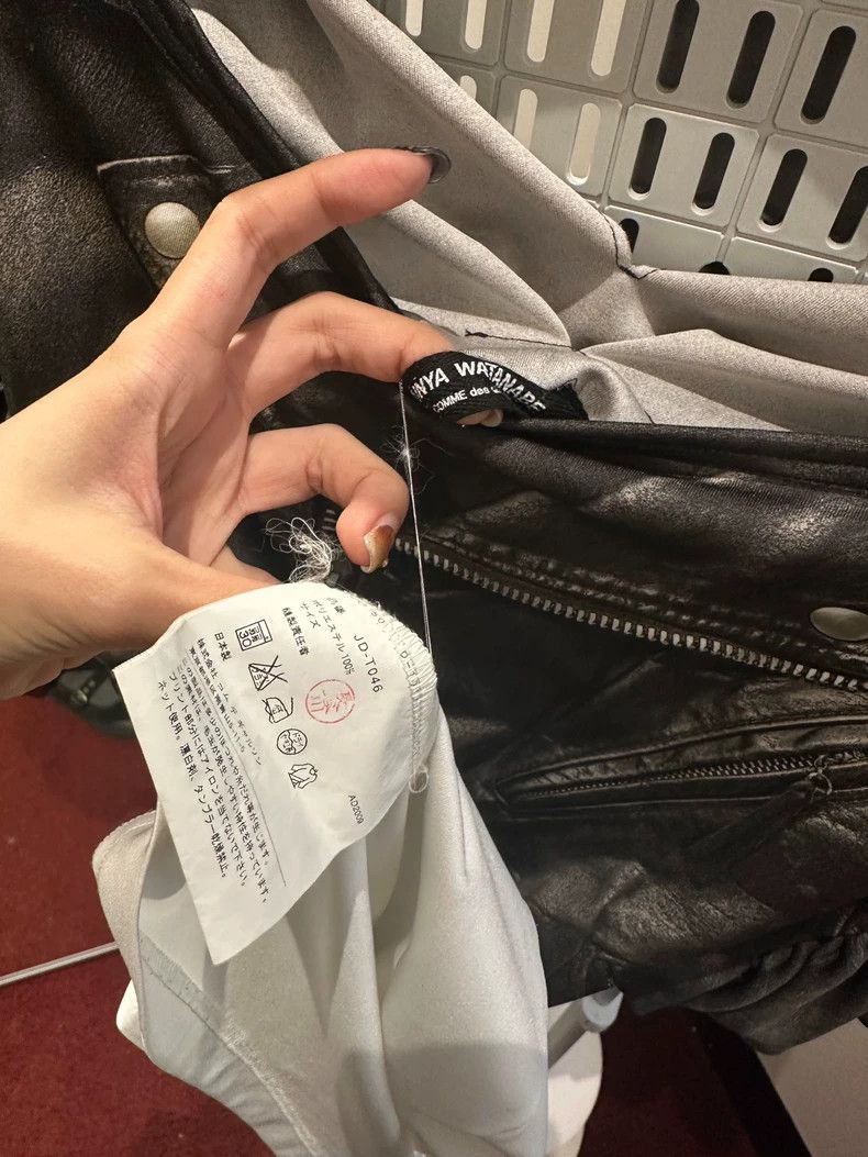 Junya Watanabe Junya Watanabe Black Faux Two-Piece Leather Jacket Size M / US 6-8 / IT 42-44 - 6 Thumbnail