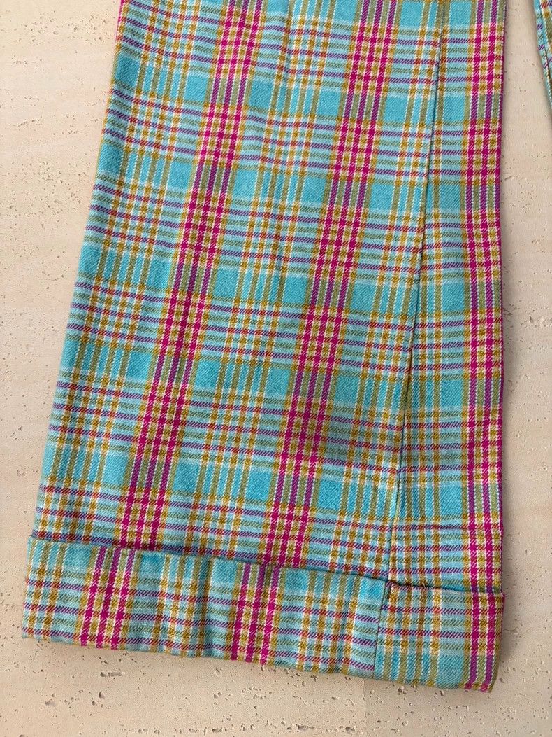 Junya Watanabe Junya Watanabe Plaid Wool Flared Pants Size 30" / US 8 / IT 44 - 9 Thumbnail