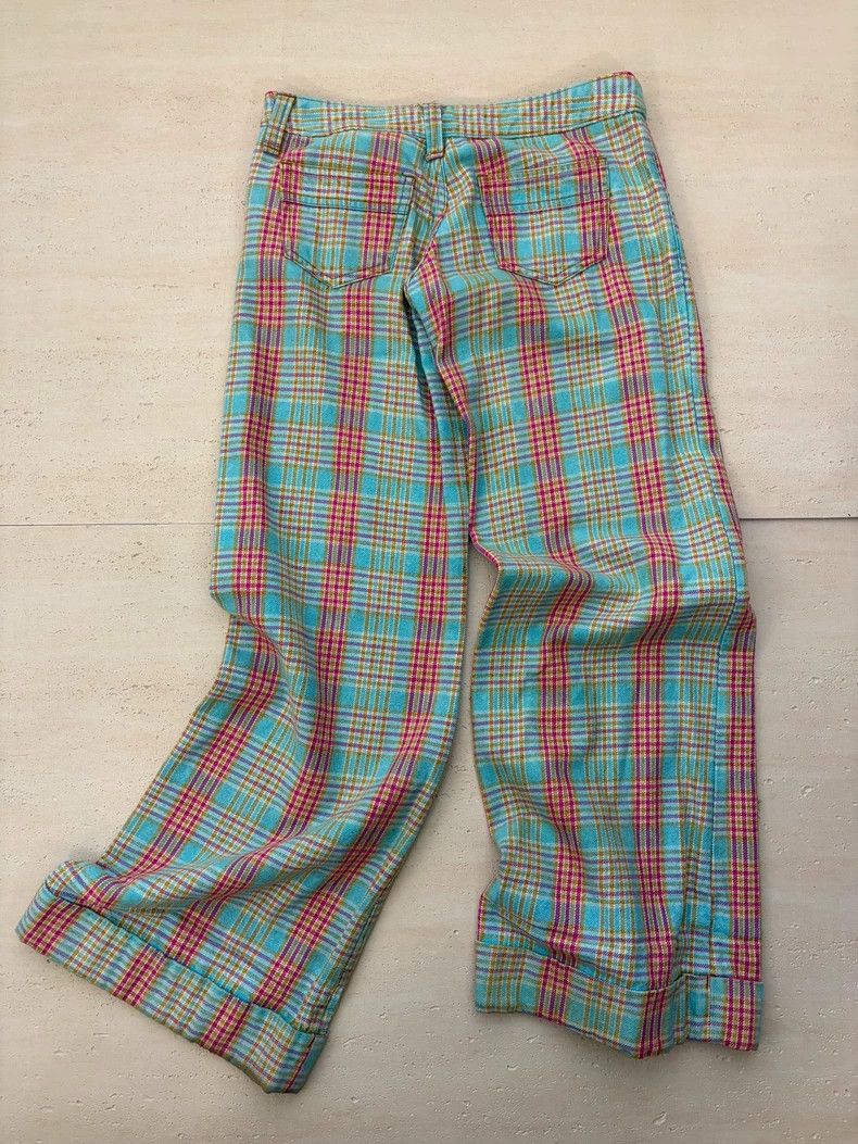 Junya Watanabe Junya Watanabe Plaid Wool Flared Pants Size 30" / US 8 / IT 44 - 2 Thumbnail