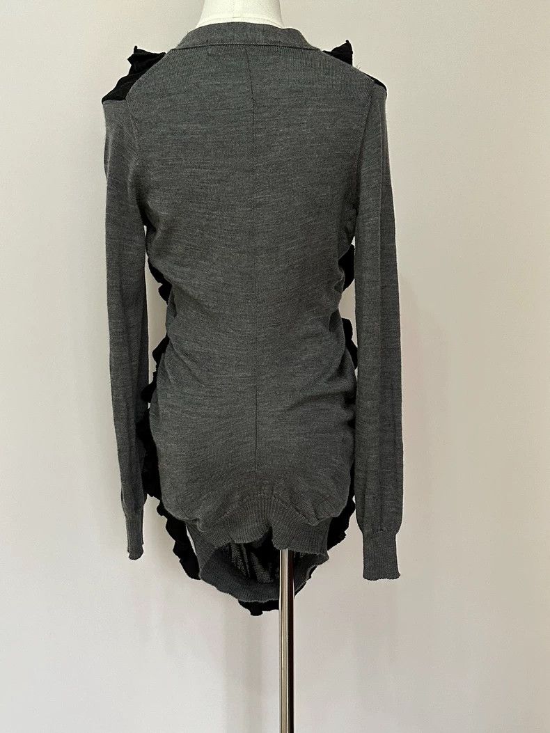 Junya Watanabe Junya Watanabe Ruffled Gray Sweater Size S / US 4 / IT 40 - 8 Thumbnail