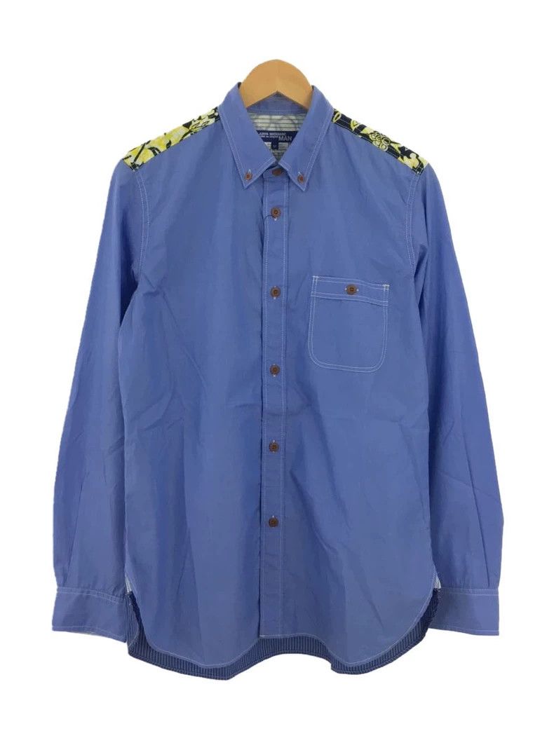 Junya Watanabe Junya Watanabe Blue Long Sleeve Shirt Size M / US 6-8 / IT 42-44 - 2 Thumbnail