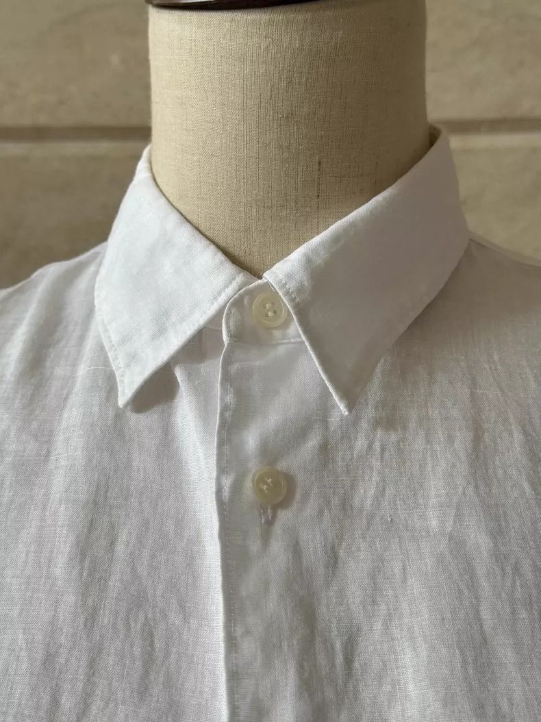 Junya Watanabe Junya Watanabe 2016 Linen Short Sleeve Shirt Size XS / US 0-2 / IT 36-38 - 7 Thumbnail