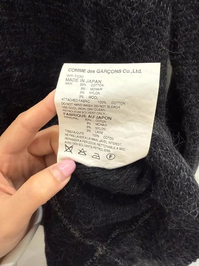 Junya Watanabe Junya Watanabe x CDG Oversized V-Neck Sweater Size M / US 6-8 / IT 42-44 - 6 Thumbnail