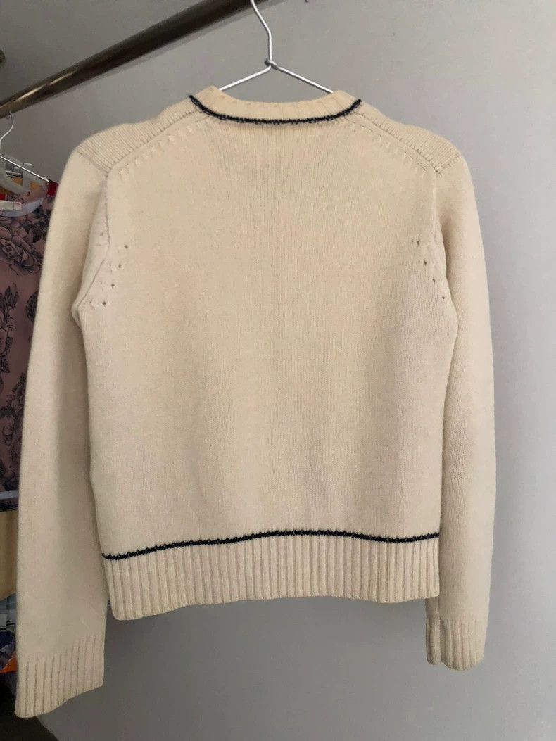 Junya Watanabe JUNYA WATANABE Beige Round Neck Sweater Size S / US 4 / IT 40 - 4 Thumbnail
