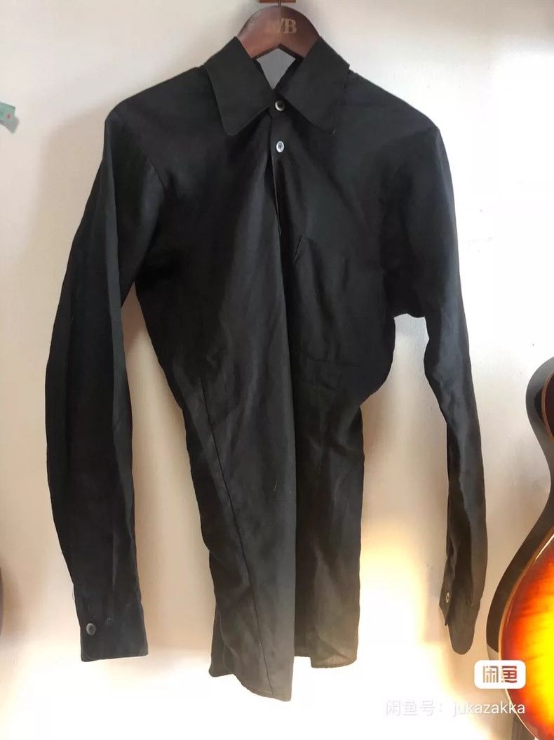 Junya Watanabe Junya Watanabe Black Long Sleeve Shirt Size M / US 6-8 / IT 42-44 - 2 Thumbnail