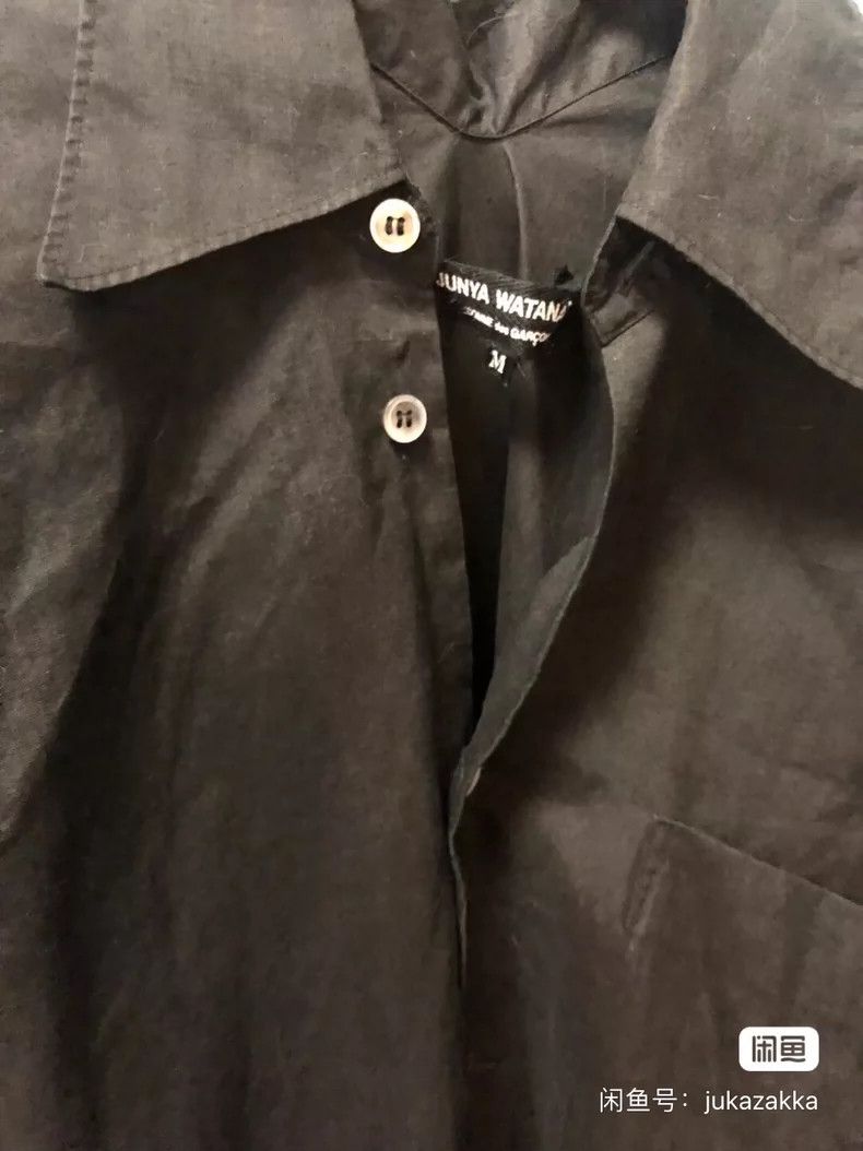 Junya Watanabe Junya Watanabe Black Long Sleeve Shirt Size M / US 6-8 / IT 42-44 - 5 Thumbnail