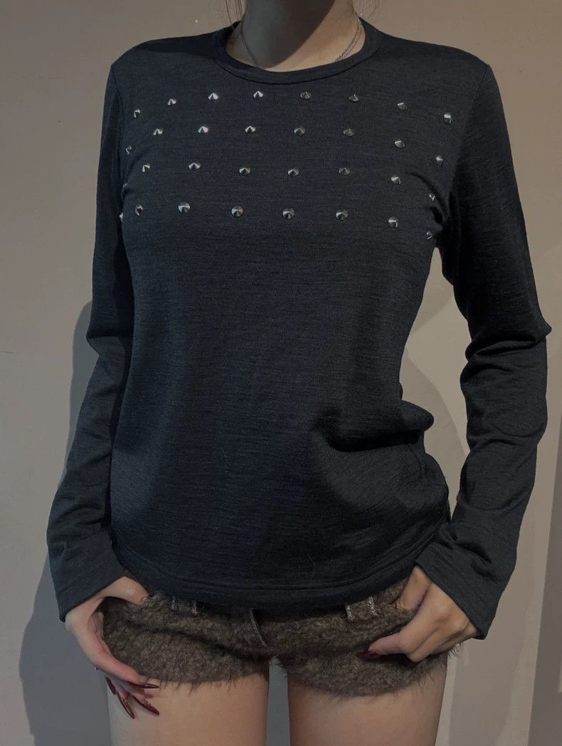 Junya Watanabe Junya Watanabe Studded Long Sleeve Top Size S / US 4 / IT 40 - 4 Thumbnail