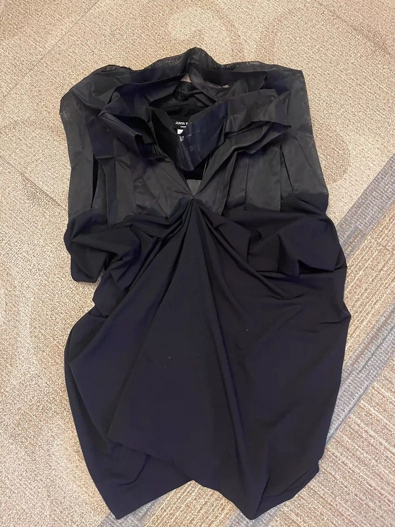Junya Watanabe CDG Junya Watanabe Asymmetric Black Top Size S / US 4 / IT 40 - 2 Thumbnail