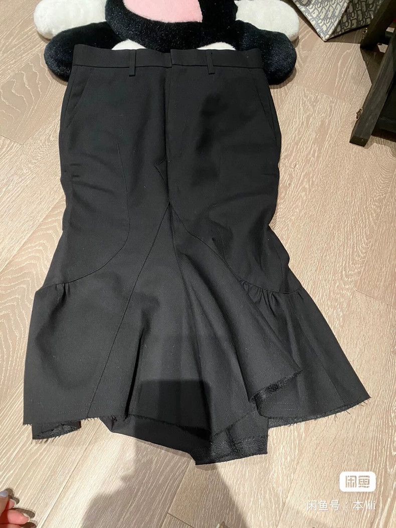 Junya Watanabe Junya Watanabe Black Mermaid Skirt Size 38" / US 16 / IT 52 - 2 Thumbnail