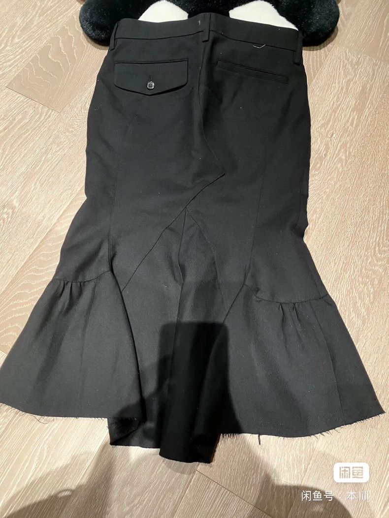 Junya Watanabe Junya Watanabe Black Mermaid Skirt Size 38" / US 16 / IT 52 - 4 Thumbnail