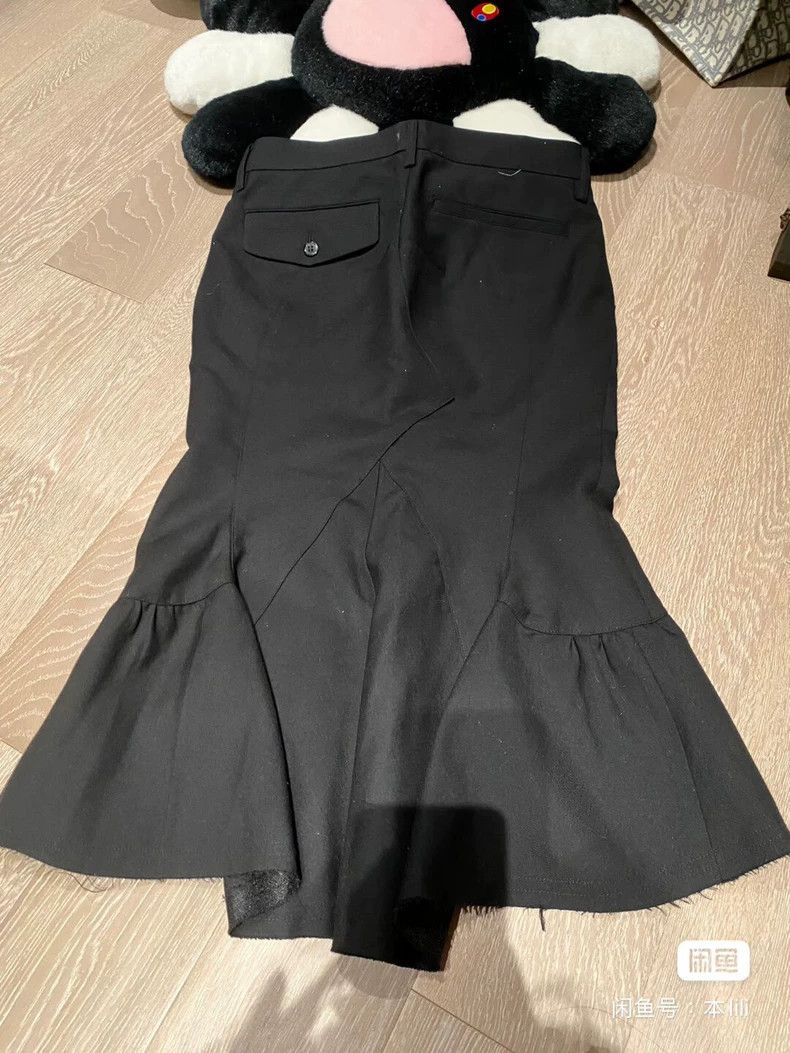Junya Watanabe Junya Watanabe Black Mermaid Skirt Size 38" / US 16 / IT 52 - 3 Thumbnail