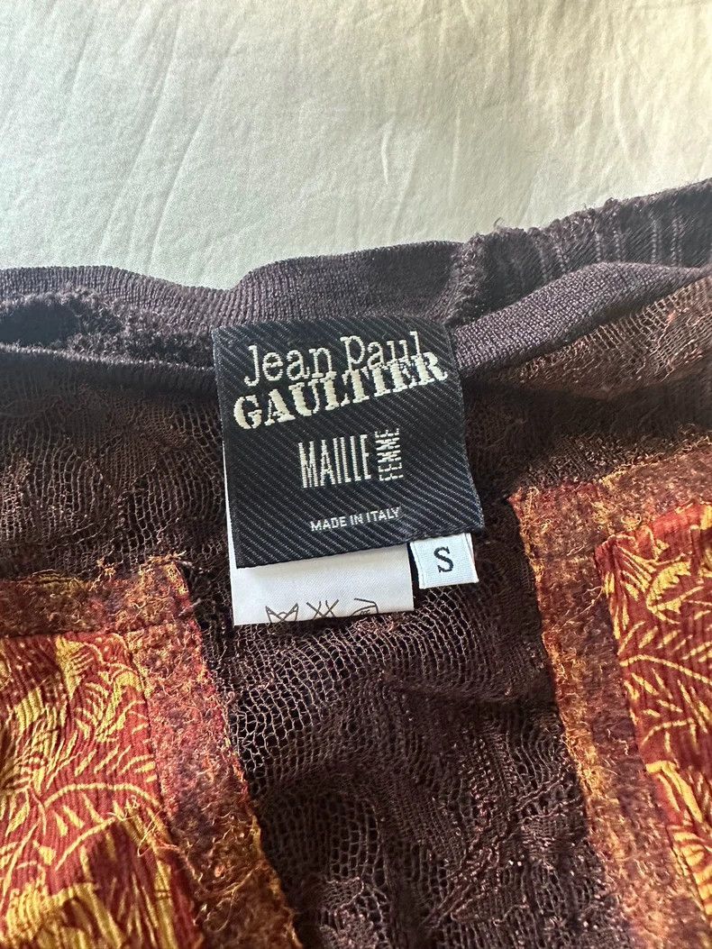 Jean Paul Gaultier Jean Paul Gaultier Mesh Paneled Top Size S / US 4 / IT 40 - 2 Thumbnail