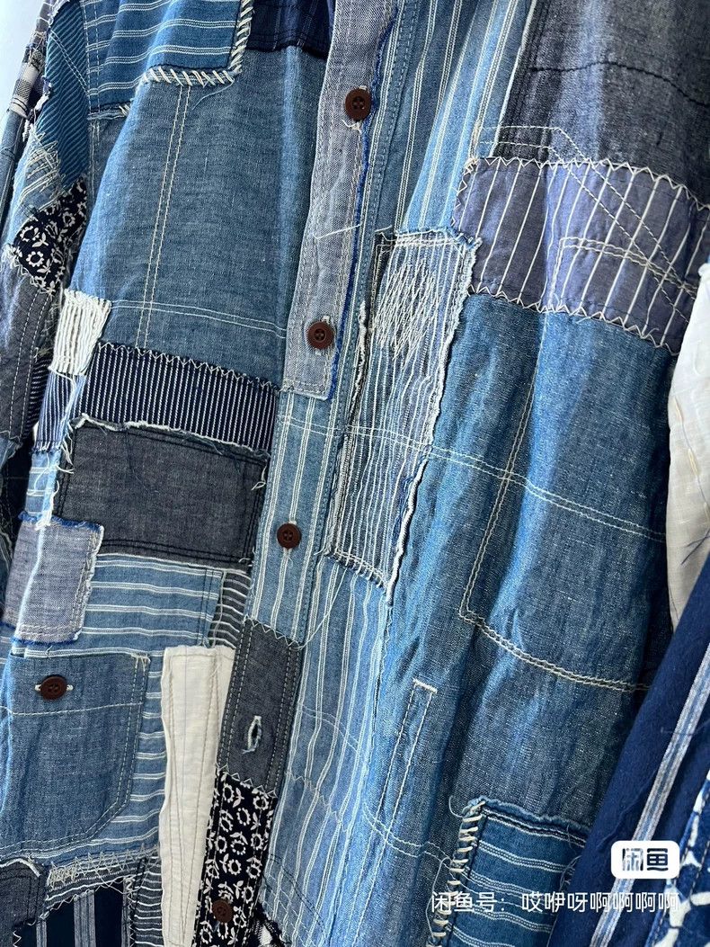 Junya Watanabe Junya Watanabe CDG Denim Patchwork Shirt Size S / US 4 / IT 40 - 3 Thumbnail