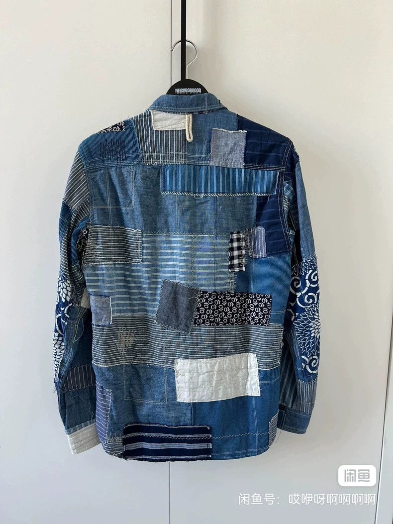 Junya Watanabe Junya Watanabe CDG Denim Patchwork Shirt Size S / US 4 / IT 40 - 6 Thumbnail